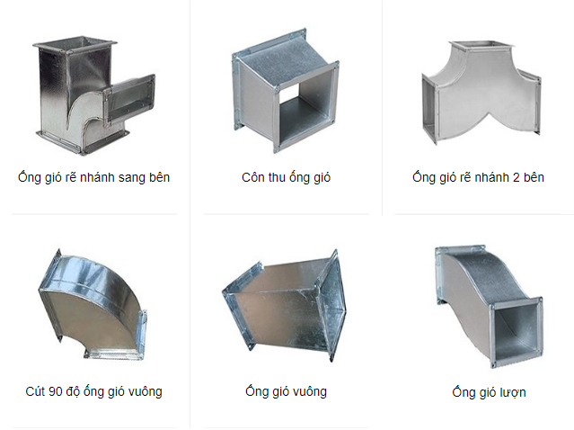 Bảng báo giá phụ kiện ống gió 