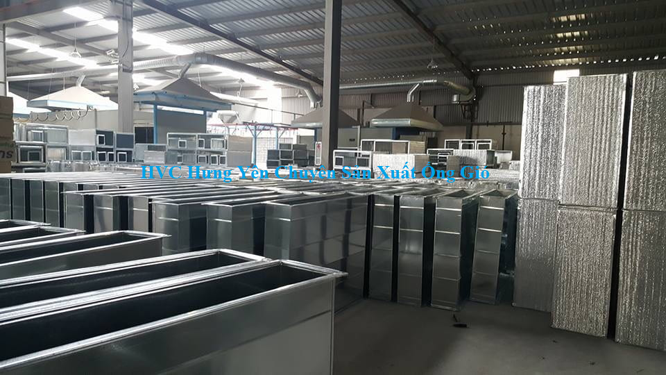 Ống gió-Công Ty TNHH HVC Hưng Yên chuyên sản xuất ống gió chính hãng, uy tín, giá rẻ