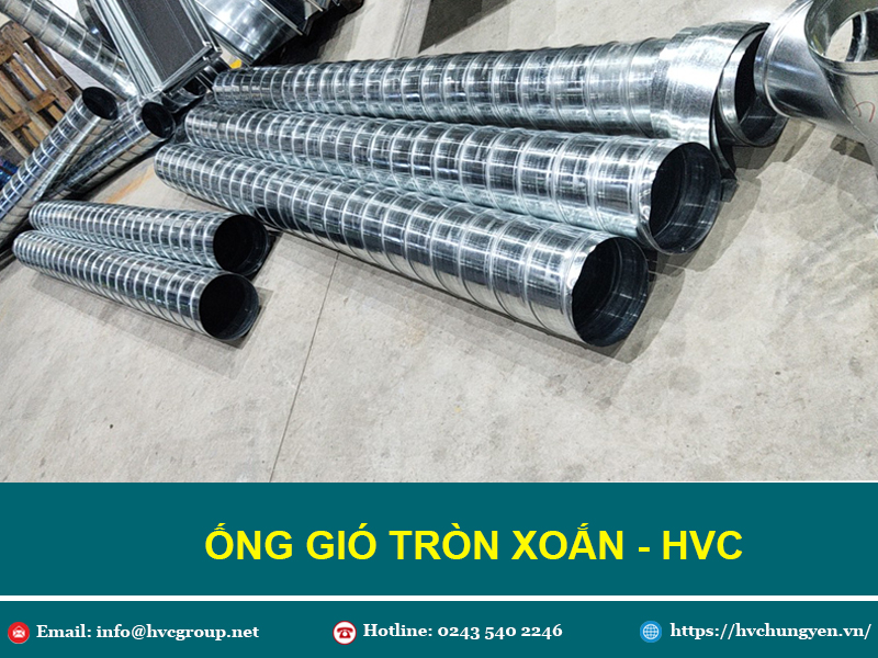 ống gió tròn xoắn 