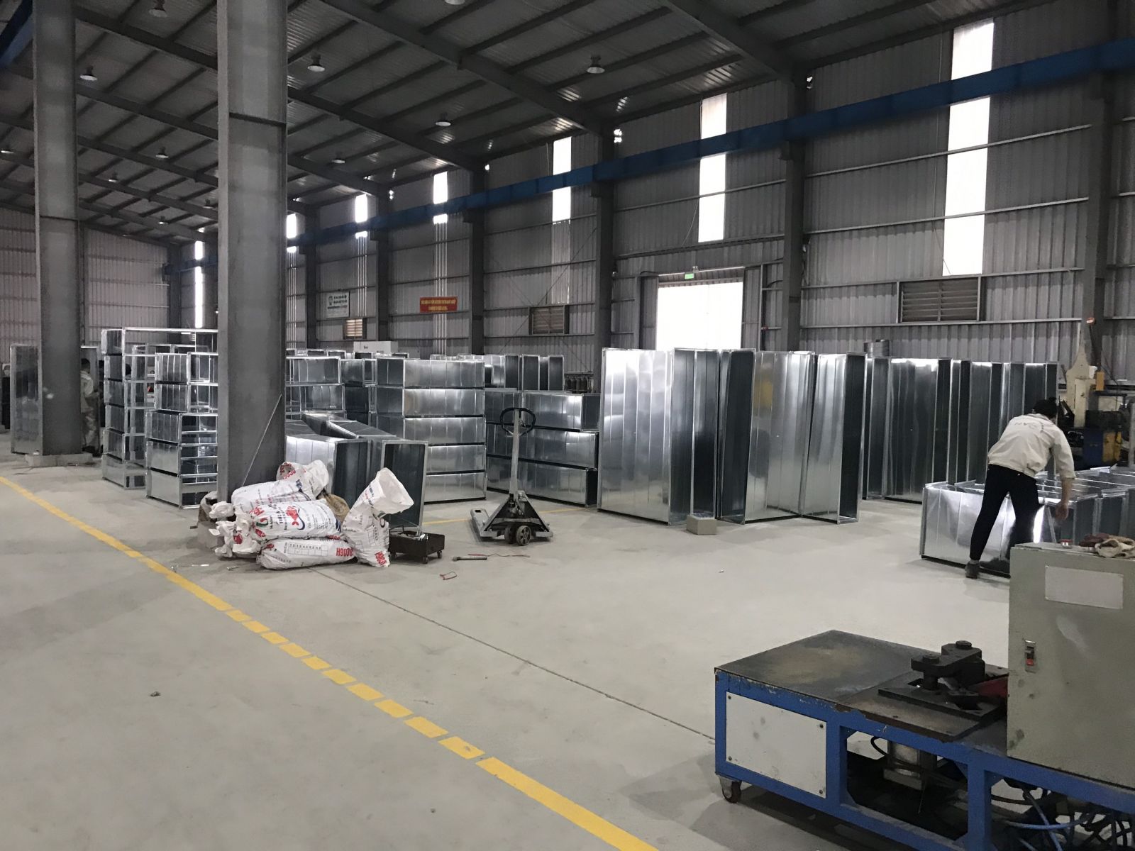 Ống gió được xản xuất cho dự án